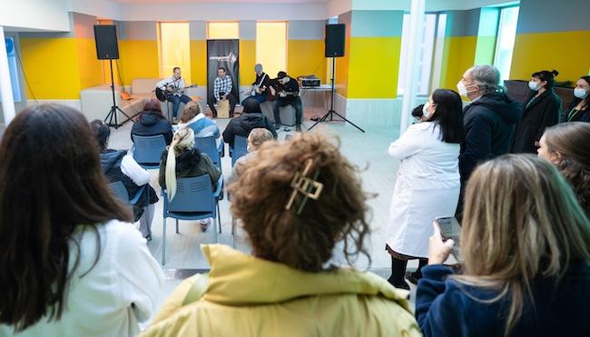 Un momento del concierto de Caraperro.