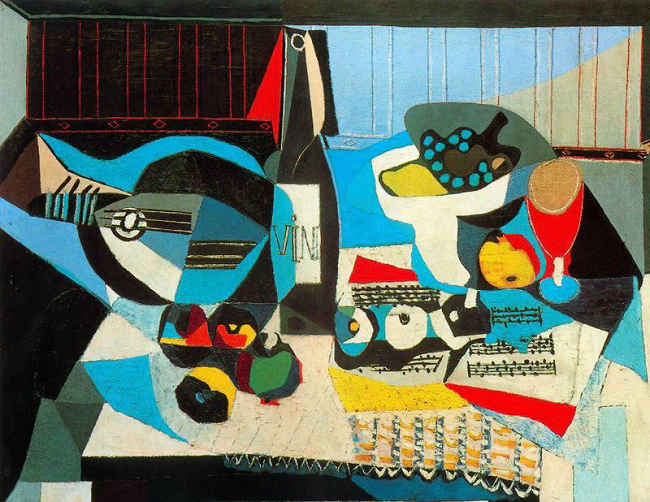 'La Bouteille de Vin' (La Botella de Vino), de Pablo Picasso (circa 1922)