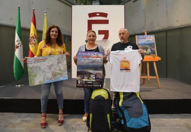 Presentación de la competición de parapente. 