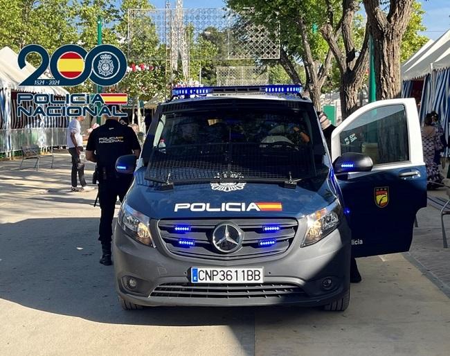 Patrulla policial durante el Corpus.