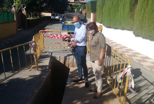 Visita a las obras de mejora de la red de saneamiento y aguas pluviales Visita a las obras de mejora de la red de saneamiento y aguas pluviales.