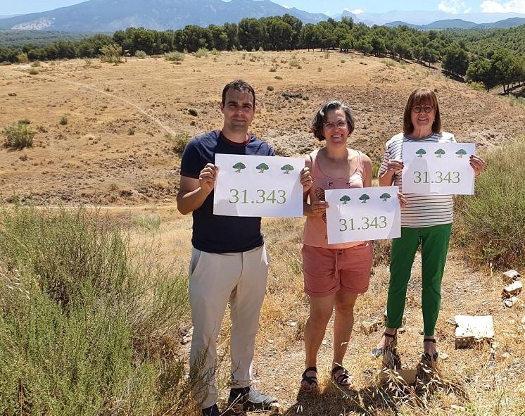 Presentación de la iniciativa de plantación de árboles. 