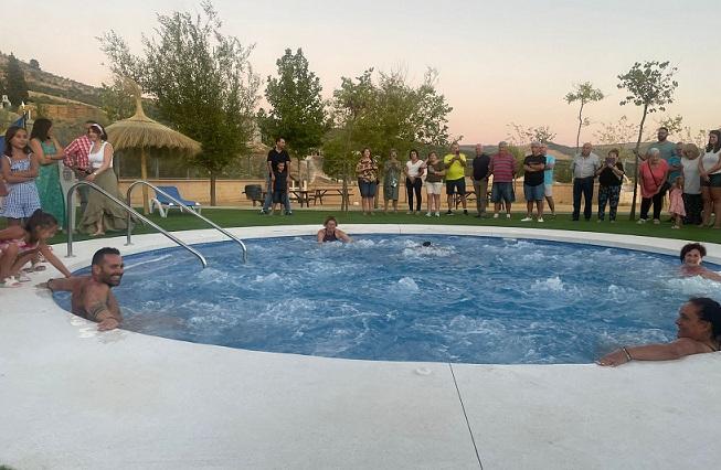 La nueva piscina de hidroterapia, estrenada este fin de semana.