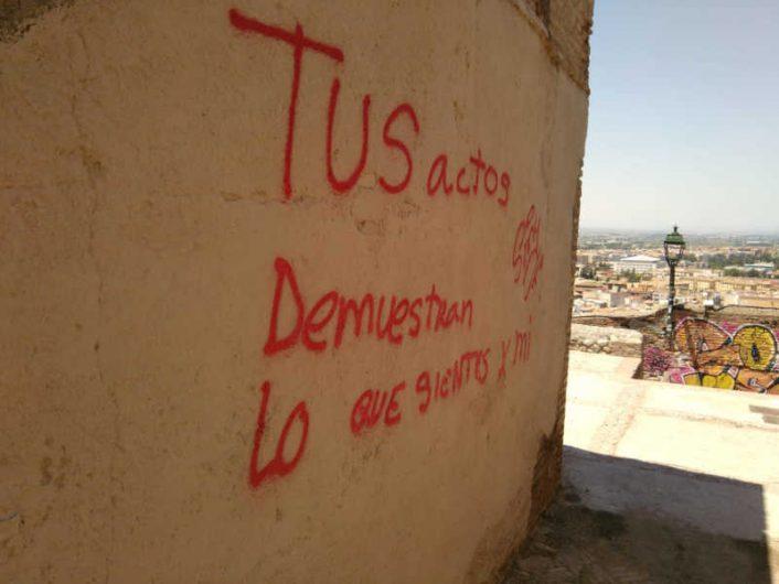 Nuevas pintadas en el Albaicín.