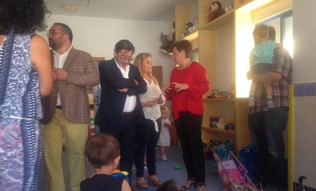 Autoridades inauguran el curso en la escuela infantil Portal de Belén, en la capital Autoridades inauguran el curso en la escuela infantil Portal de Belén, en la capital.