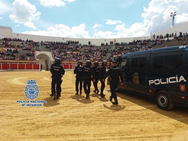 Exhibición policial.