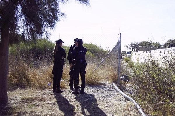 Policías nacionales, el día que ocurrió el crimen. 