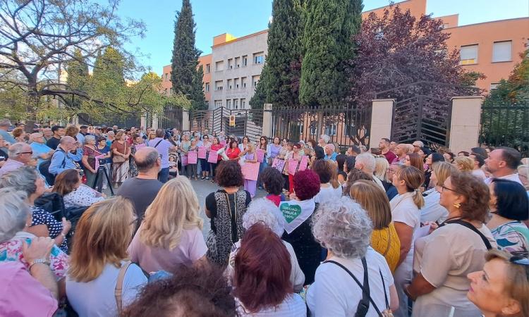 Imagen de la concentración en Granada.