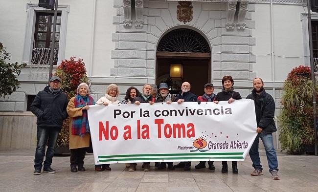 Presentación del acto alternativo a la Toma. 