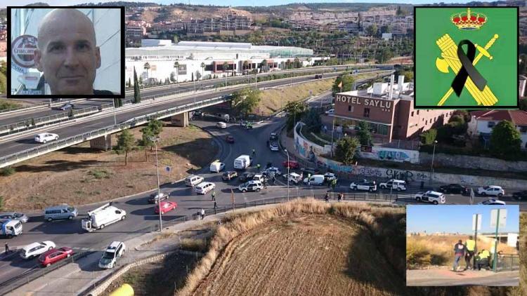 Imagen del control donde fue detenido el presunto asesino del guardia civil José Manuel Arcos.