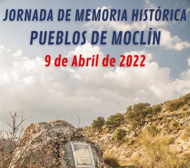 Parte del cartel de las Jornada de Memoria Histórica de los Pueblos de Moclín.