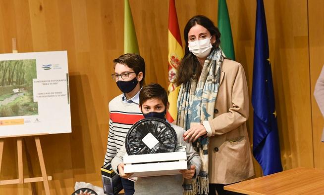 Entrega de premios en categoría infantil. 