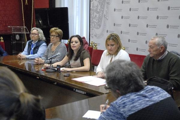 Jemi Sánchez, en una actividad de su concejalía.