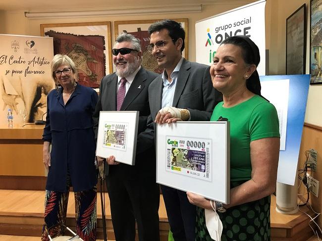 Presentación del cupón de la Onde dedicado al Centenario del Concurso de Cante Jondo.