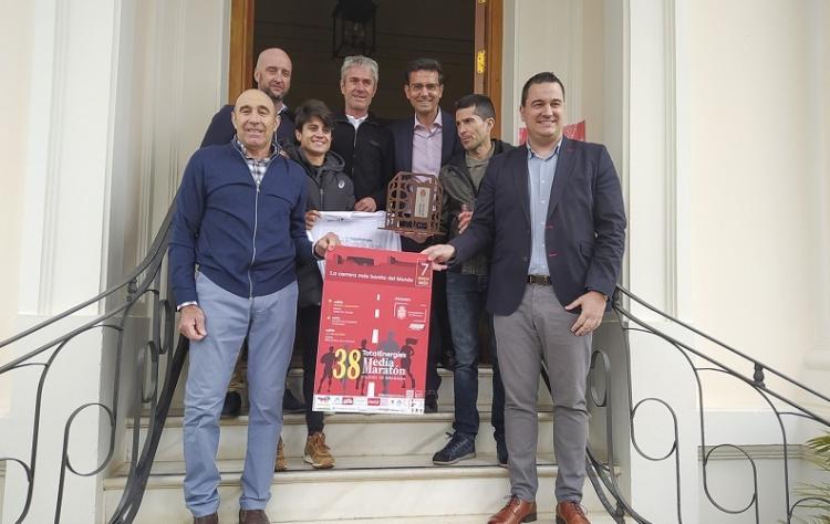 Presentación de la media maratón de Granada. 