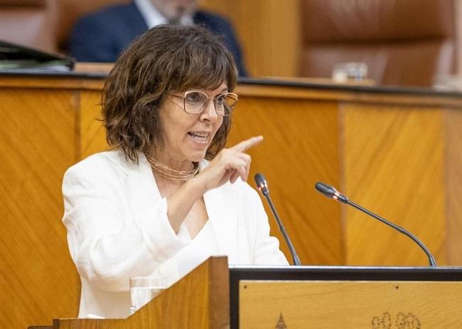 María Ángeles Prieto en una intervención parlamentaria. 