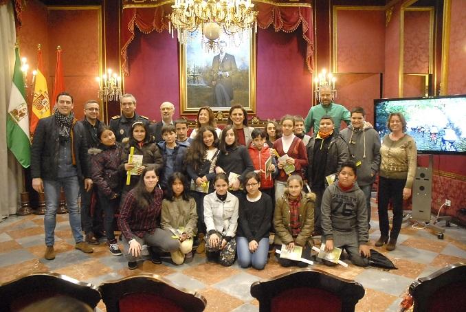 Algunos de los escolares que participarán en el proyecto Stars.