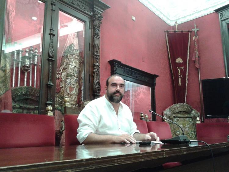 Francisco Puentedura en una rueda de prensa. 