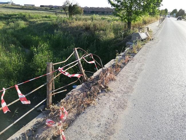 Estado del puente de Láchar.