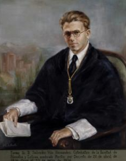 Retrato del rector Salvador Vila.