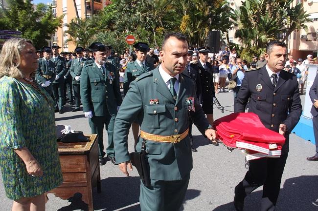 En el acto se ha izado la bandera de España. En el acto se ha izado la bandera de España.