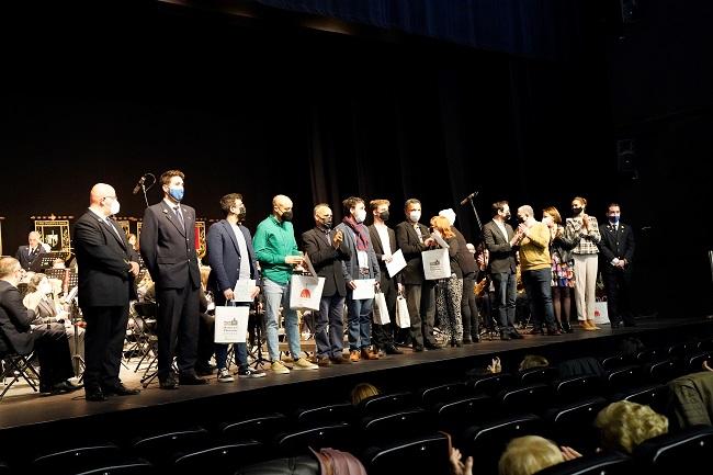 Acto de entrega de los premios en Astorga. 