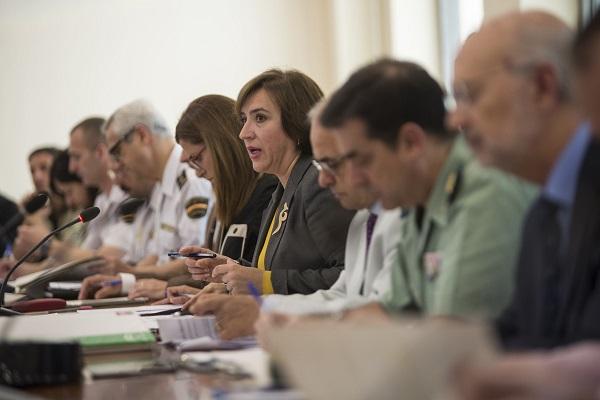 La delegada de la Junta durante su intervención en el Comité Asesor del Infoca.