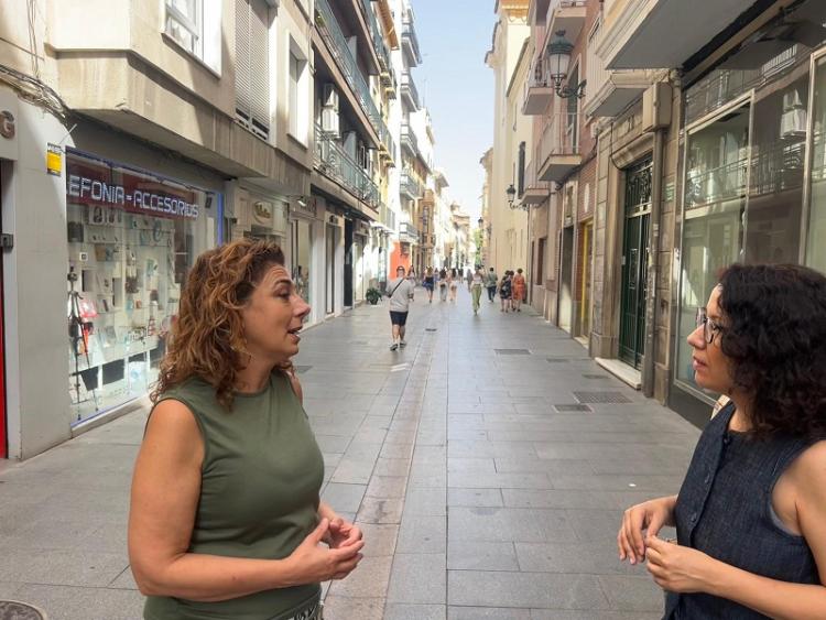 Raquel Ruz, en la calle Puentezuelas.