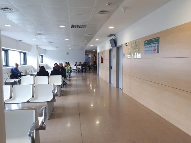 Sala de espera de las consultas externas de Oncología.