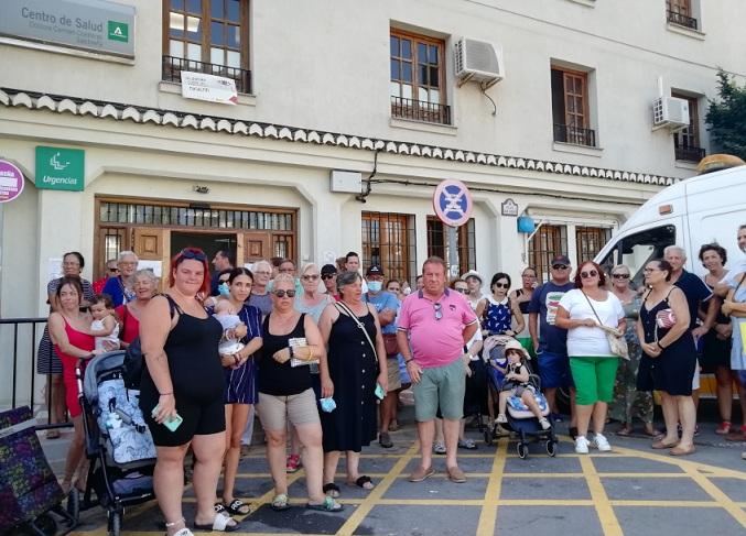 Un momento de la concentración.