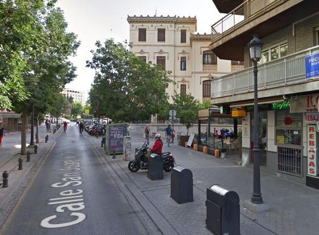 Vista de la calle San Juan de Dios. 