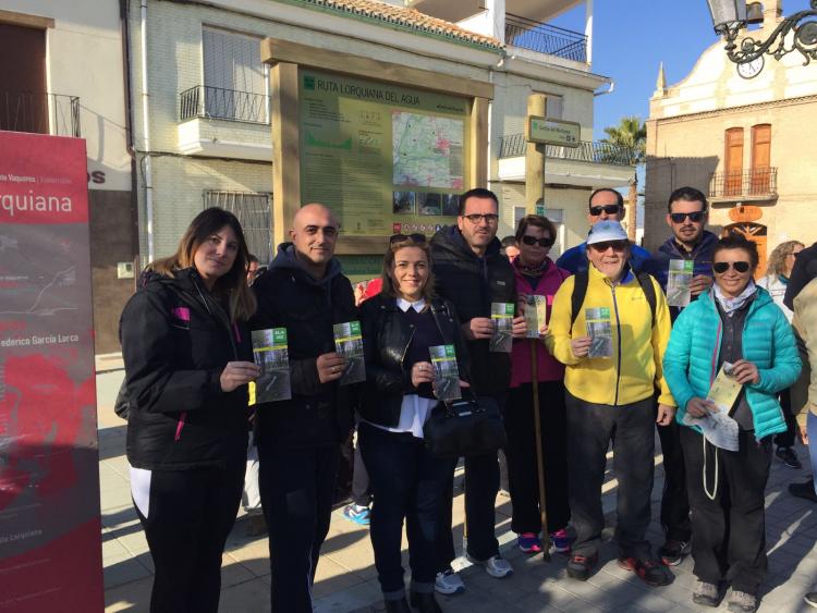 Inauguración de la ruta lorquiana en Fuente Vaqueros.