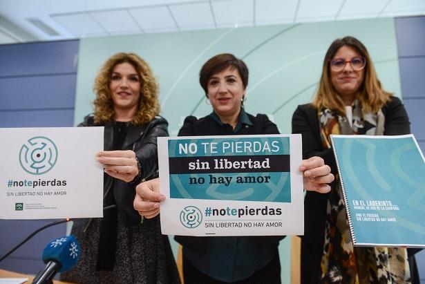 Presentación de la campaña 'No te pierdas. Sin lbertad no hay amor'.