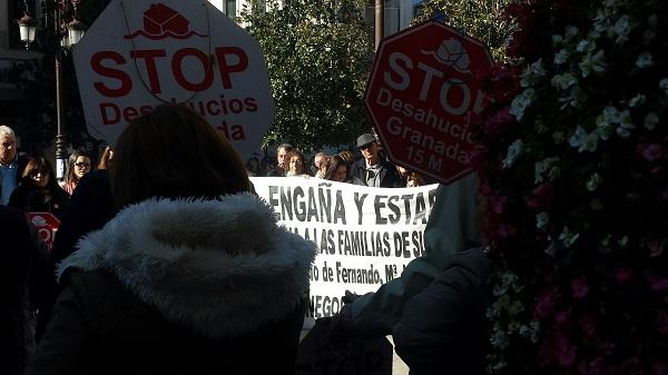 Movilización en apoyo de Fernando y María José.