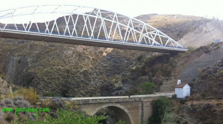 Puente de Tablate, donde se produjo la muerte de la joven.