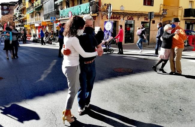 El tango, una de las actividades de la jornada. 