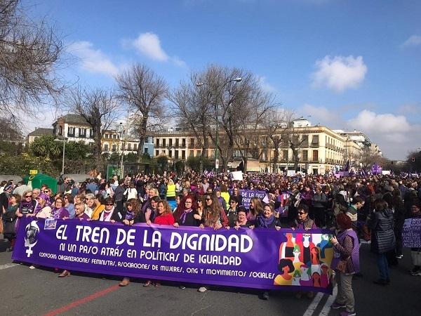 Manifestación este domingo en Sevilla. Manifestación este domingo en Sevilla.