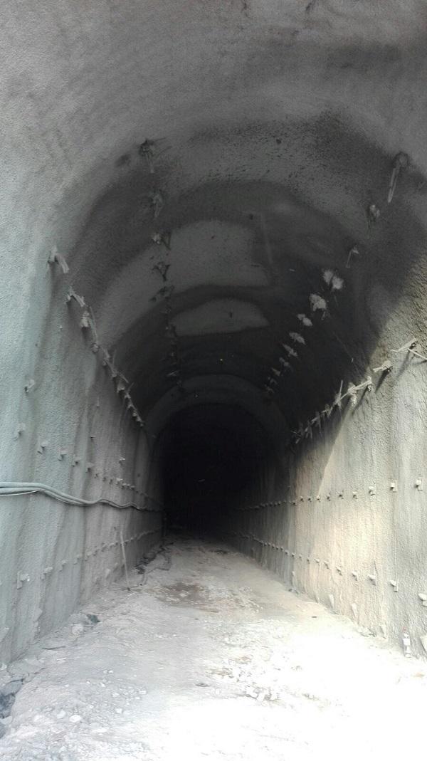 Aspecto del túnel de San Francisco de Loja por el que circulará el AVE a Granada. 