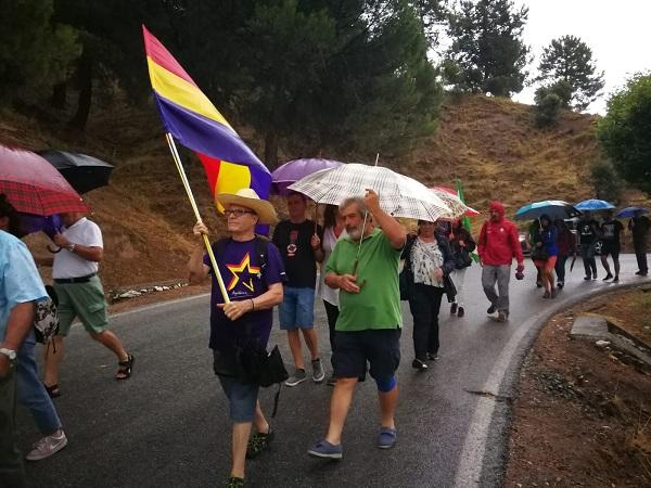 Recreación del 'último paseo' entre Víznar y Alfacar. 