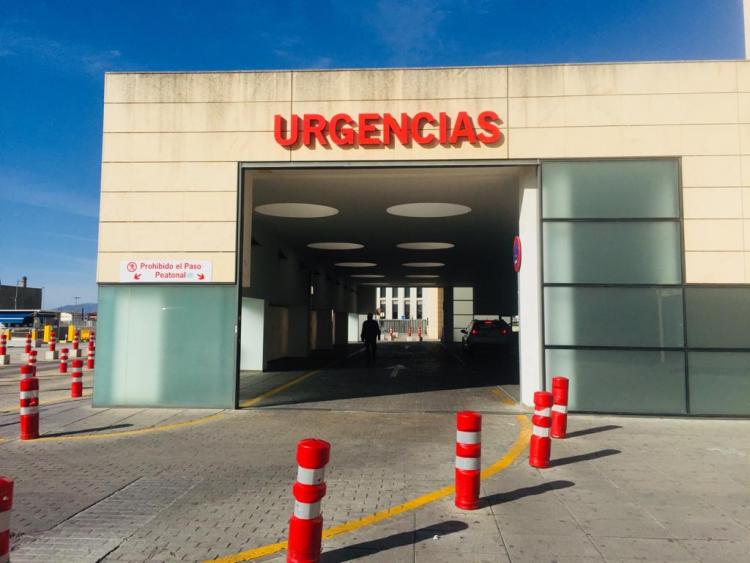 Entrada a las Urgencias del PTS.