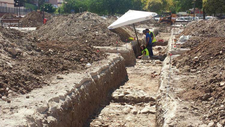 Los trabajos de excavación se prolongarán hasta el 16 de agosto. 