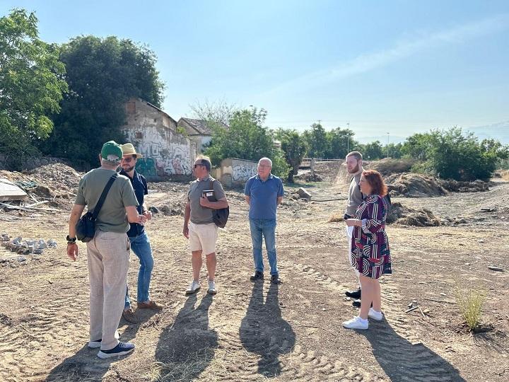 Visita de IU a la zona afectada.