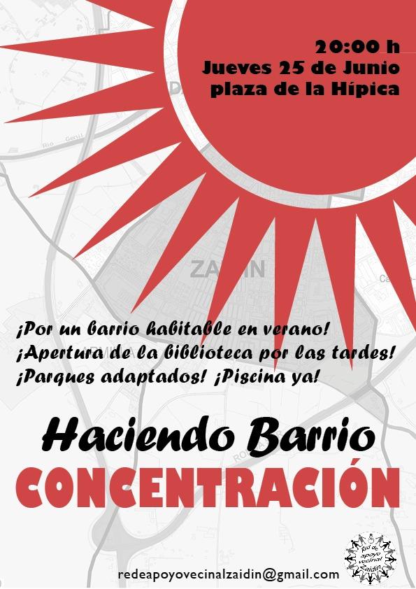 Cartel de la convocatoria. 