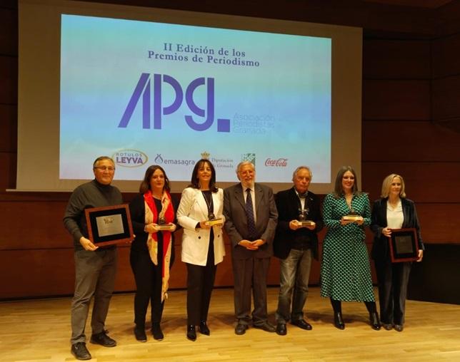 Premiados por la Asociación de Periodistas de Granada.