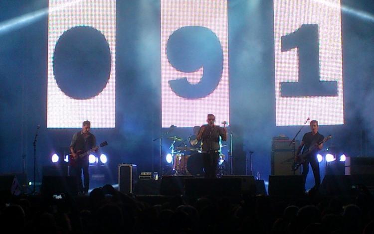 Los 091 en su concierto en Motril.