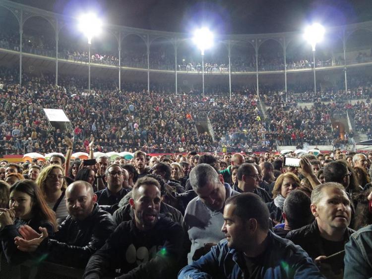 La Plaza de Toros, repleta de fieles de 091.