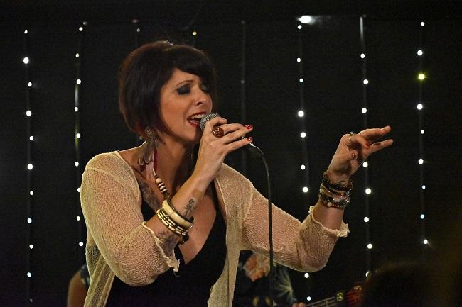 Victoria Cruz, en el escenario del Lemon.