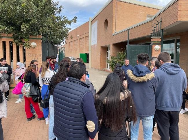 Entrada al casting para la película 'Segundo Premio'.