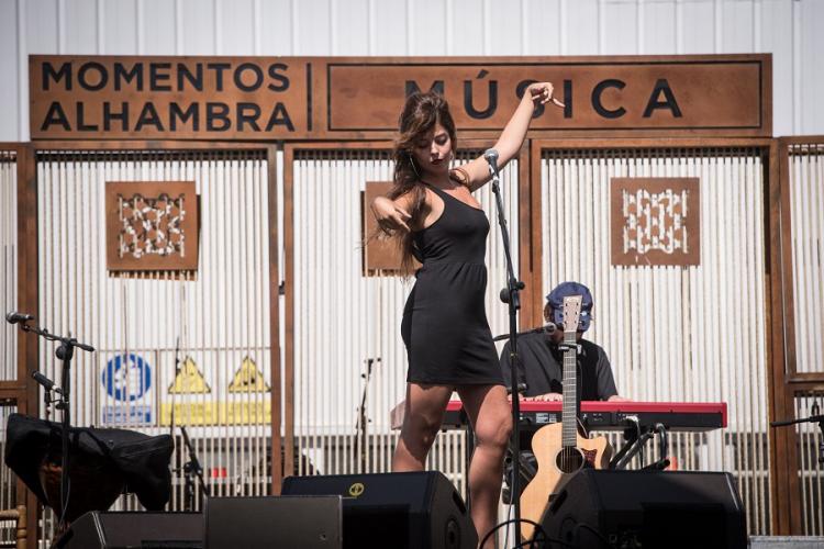 Soleá Morente durante su actuación.