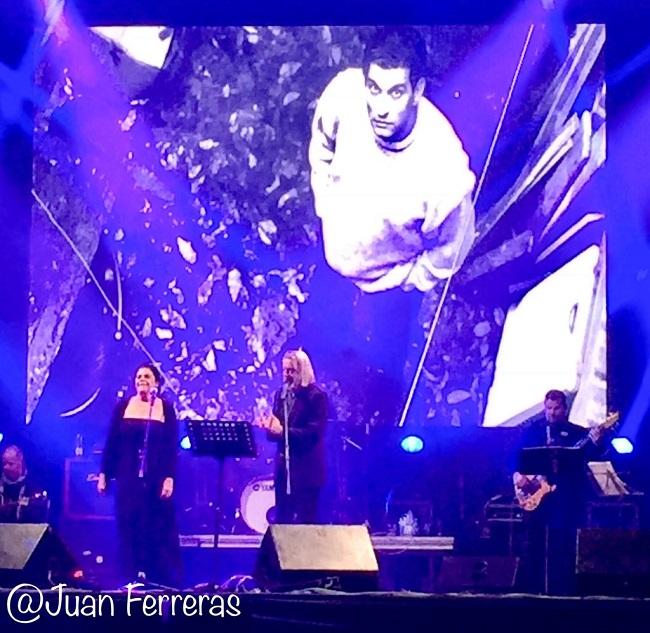 Luis Pastor y Lourdes Guerra, en el tributo a Carlos Cano.